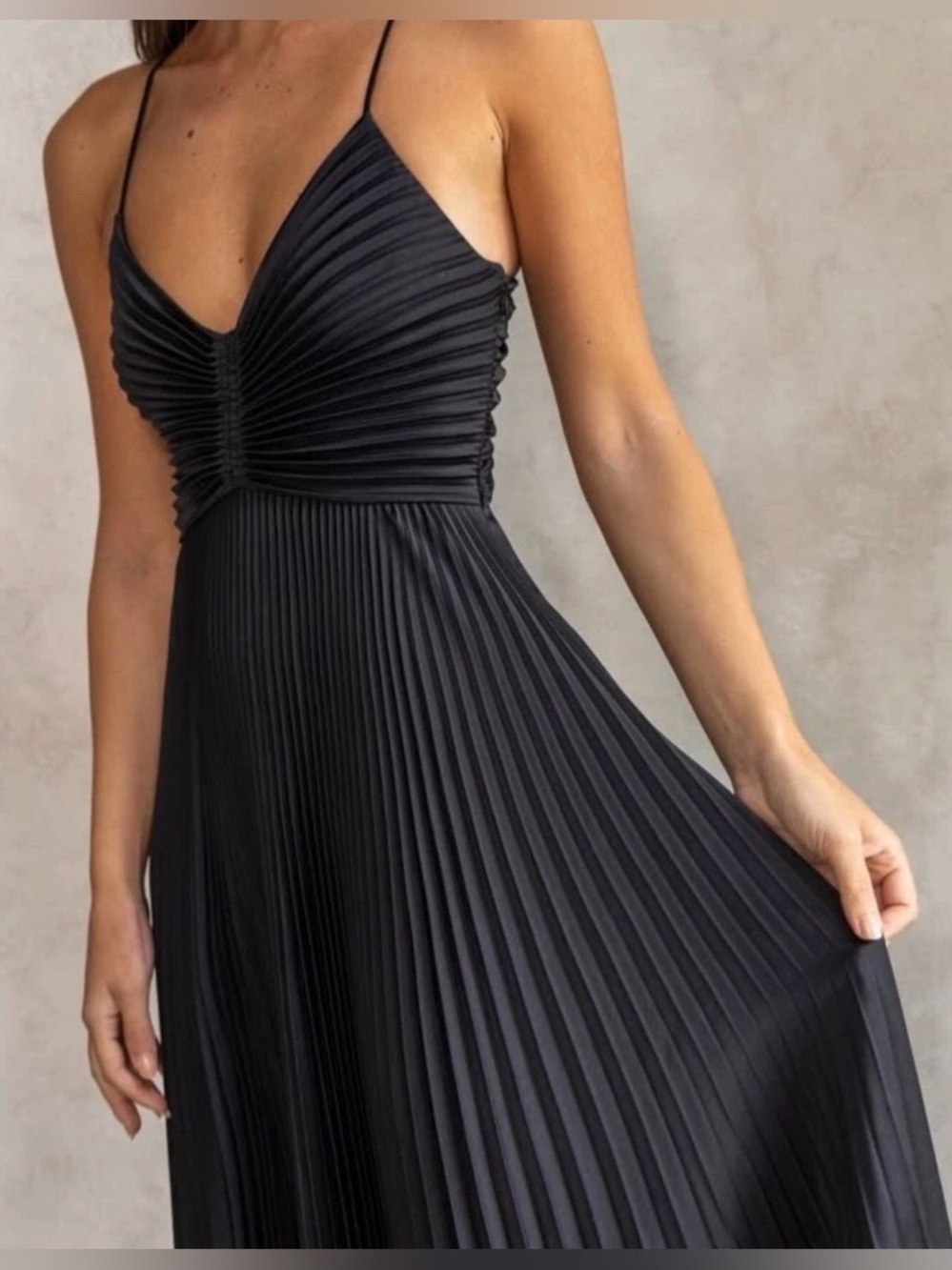 A.L.C. Aries Pleated Cutout Maxi Dress, Size 10, Worn Once! Retail $798